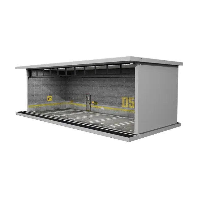 1/64 Scale Model Car Stackable Display Case With LED Lighting (Multiple Themes)