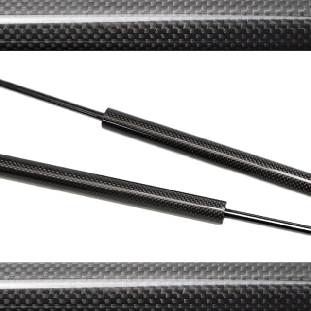 Volkswagen Golf MK8 Custom Black / Carbon Fibre Gas Bonnet Struts (2021+ Models)