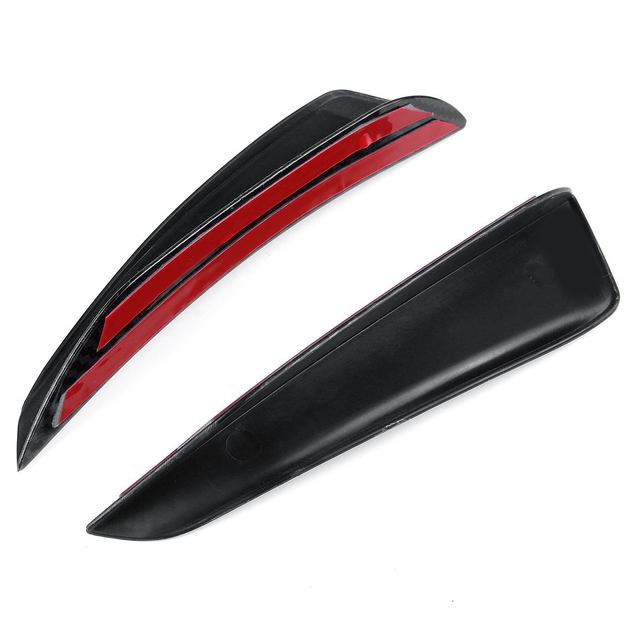 Front Bumper Self Adhesive Outer Canards Pair for Mercedes Benz A Class W177 MK4 (2018+ Models)
