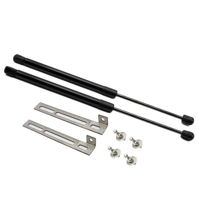 SEAT Leon MK4 KL1 KL8 Black / Carbon Fibre Gas Bonnet Struts (2020+ Models)