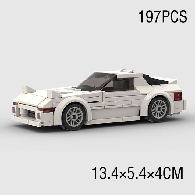 AUTOBLOCKS Mazda RX-7 Diecast Car (White)